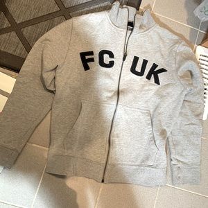 Grey fcuk zip up